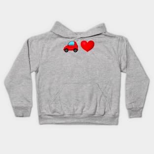 Car Heart Kids Hoodie